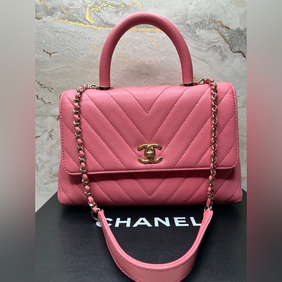 #038280BB SM Pink Coco Top Handle - Picture 3 of 10